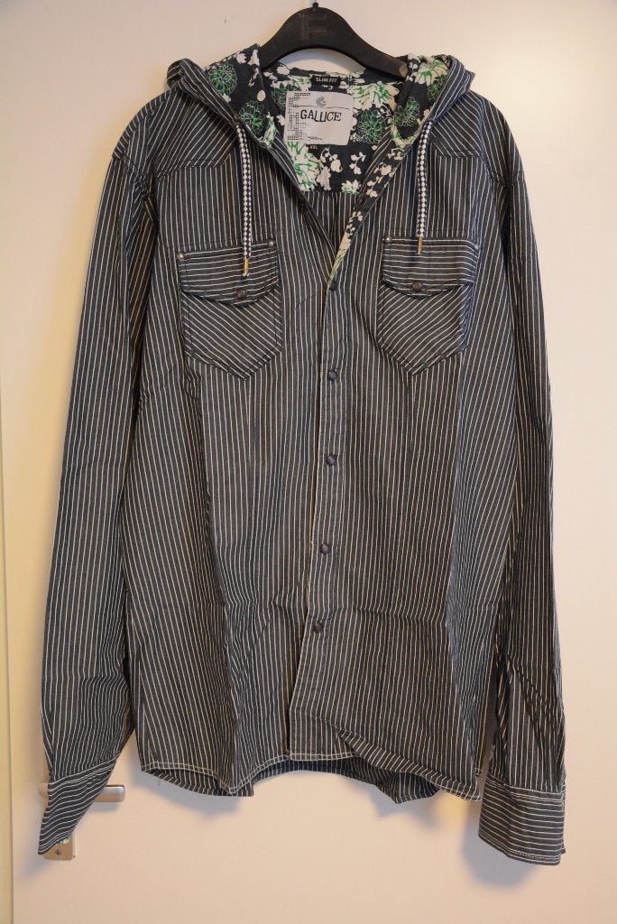 Nieuwe overhemd GALLICE., Ophalen of Verzenden, Nieuw, Zwart, Overige halswijdtes