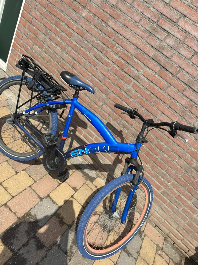 Jongens fiets 26 inch, Gebruikt, Velgrem, Versnellingen, Ophalen