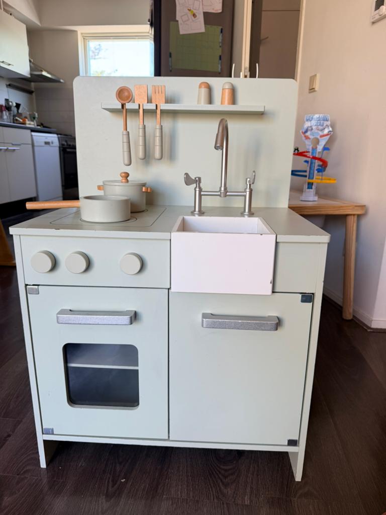 Speelkeukentje, Kinderen en Baby's, Speelgoed | Speelkeukens, Ophalen, Gebruikt, Hout, Speelkeuken