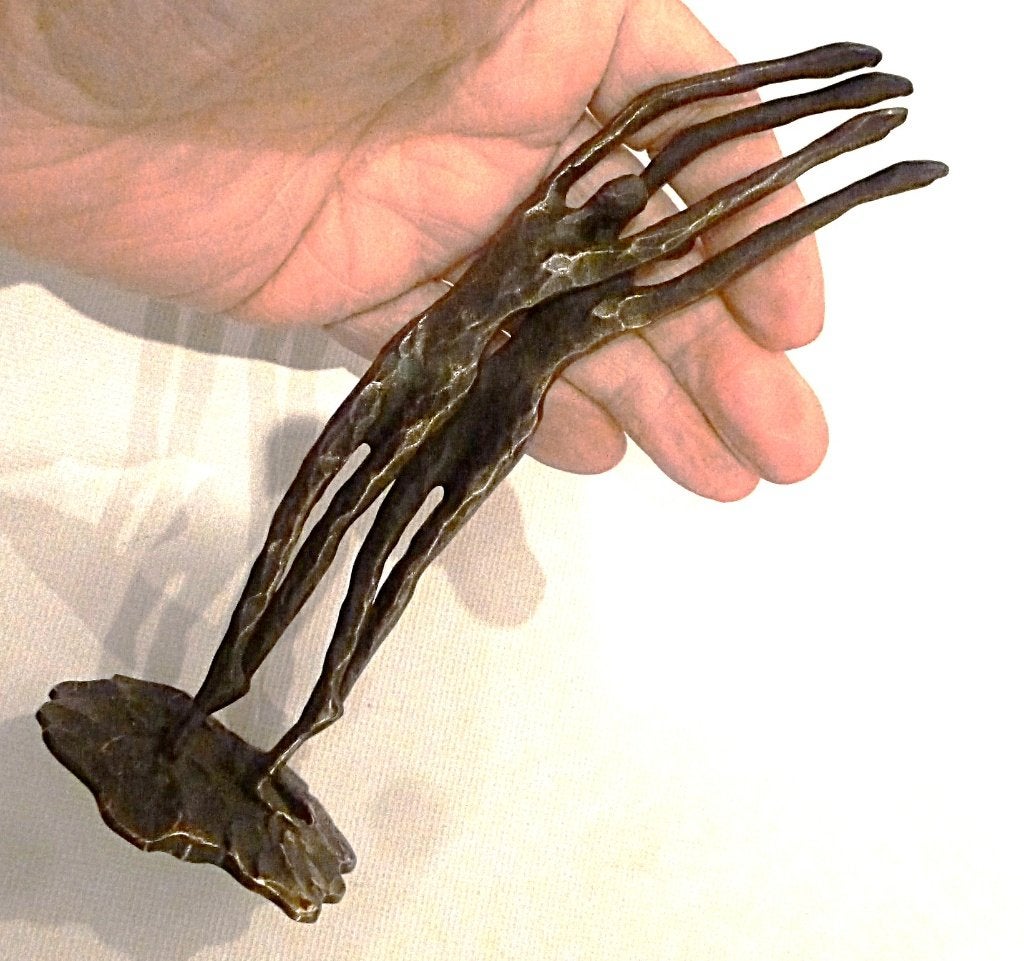 beeldje van Corry Ammerlaan of Ger van Tankeren - Bronzen, Overige typen, Groep mensen, Minder dan 20 cm, Verzenden