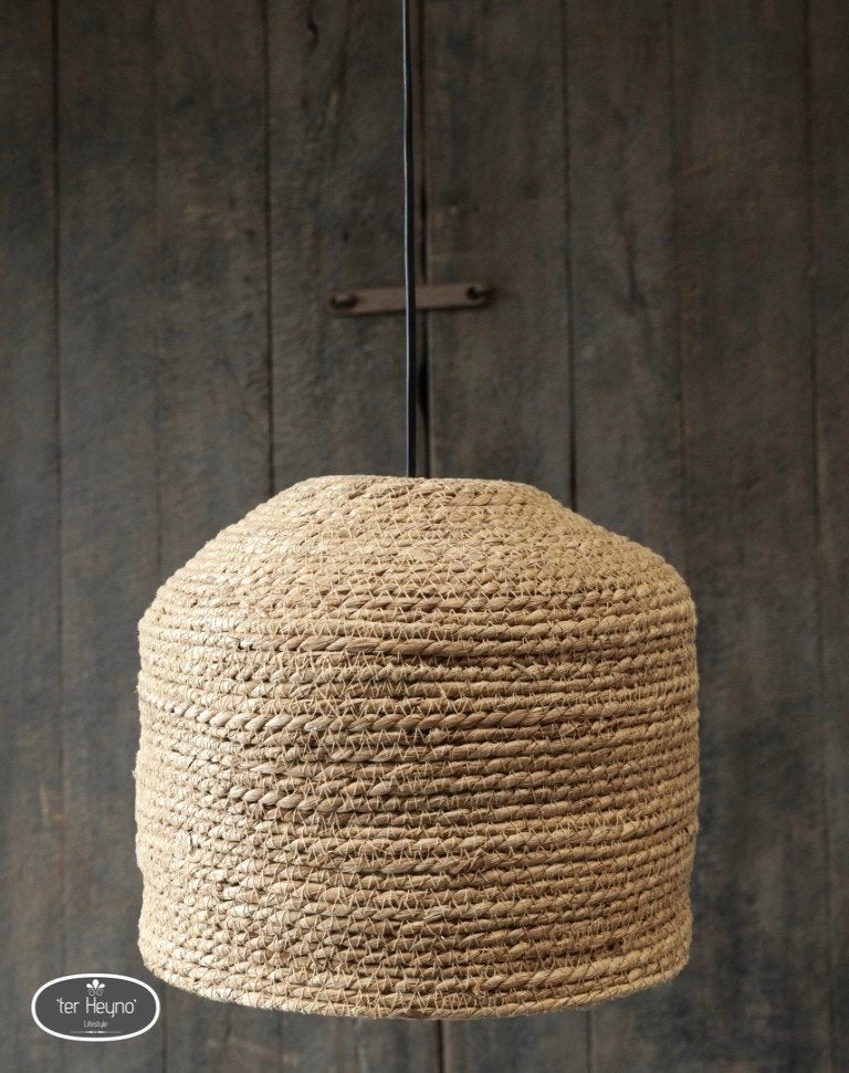 Hanglamp Sisal natural M boho touw stoer sober landelijk, Huis en Inrichting, Lampen | Hanglampen, Verzenden, Nieuw, Boho bohostyle stoer sober stoere sobere landelijk landelijke