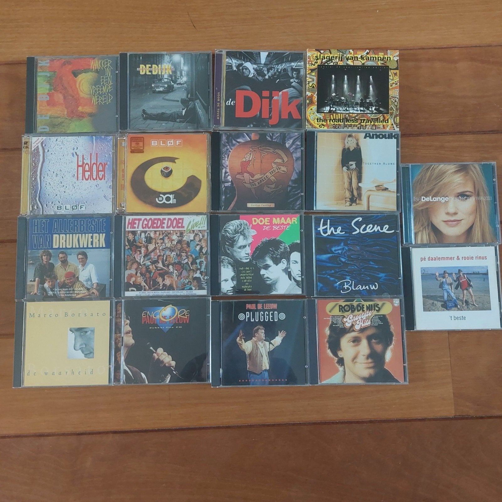 Grote collectie Nederlandse pop- en rock-cd's, Gebruikt, Pop, Ophalen of Verzenden, Inclusief doosje