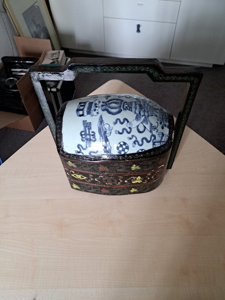 Chinese Bruidsbox Vintage, Ophalen