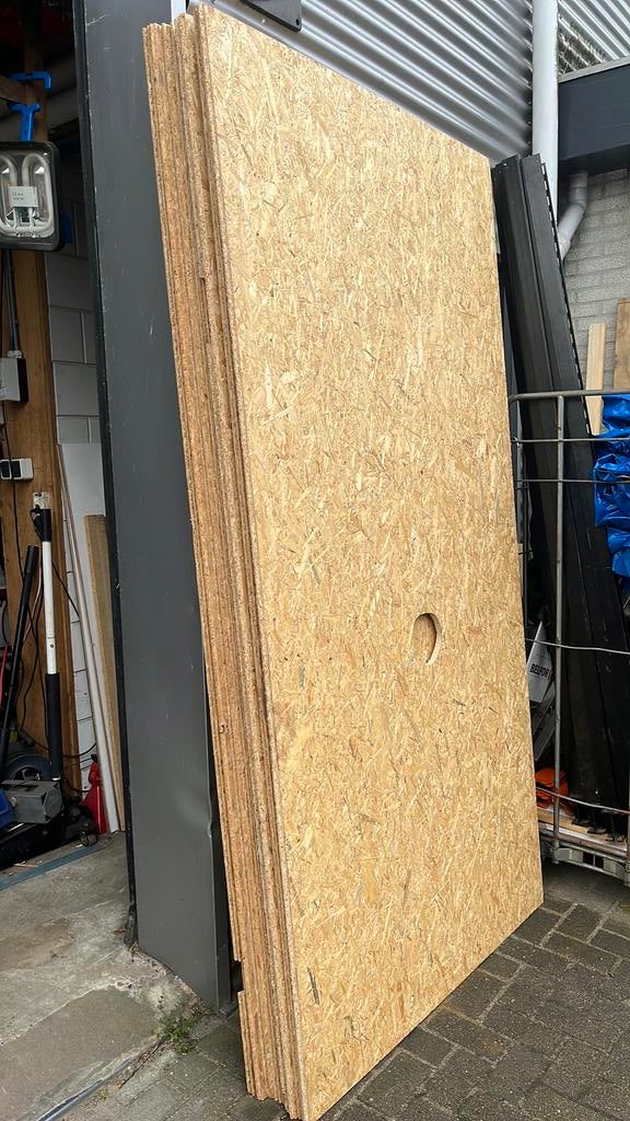 Houten osb platen klus hout plaat zolder schuur tussenwand ️, Doe-het-zelf en Verbouw, Platen en Panelen, Ophalen of Verzenden