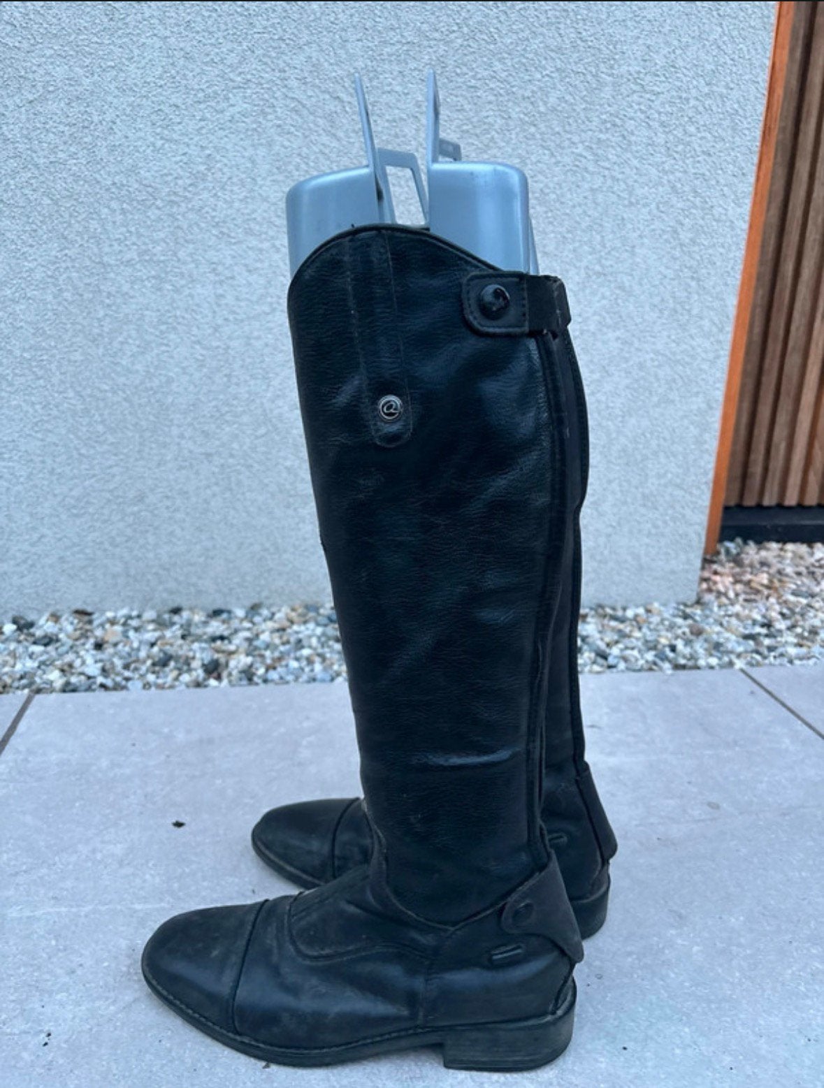 QHP rijlaarzen, Gebruikt, Dressuur, Ophalen of Verzenden, Zwart