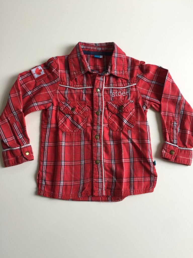 Western Overhemd van Lief, maat 92, zgan (N203), Overhemd of Blouse, Lief!, Ophalen of Verzenden, Zo goed als nieuw