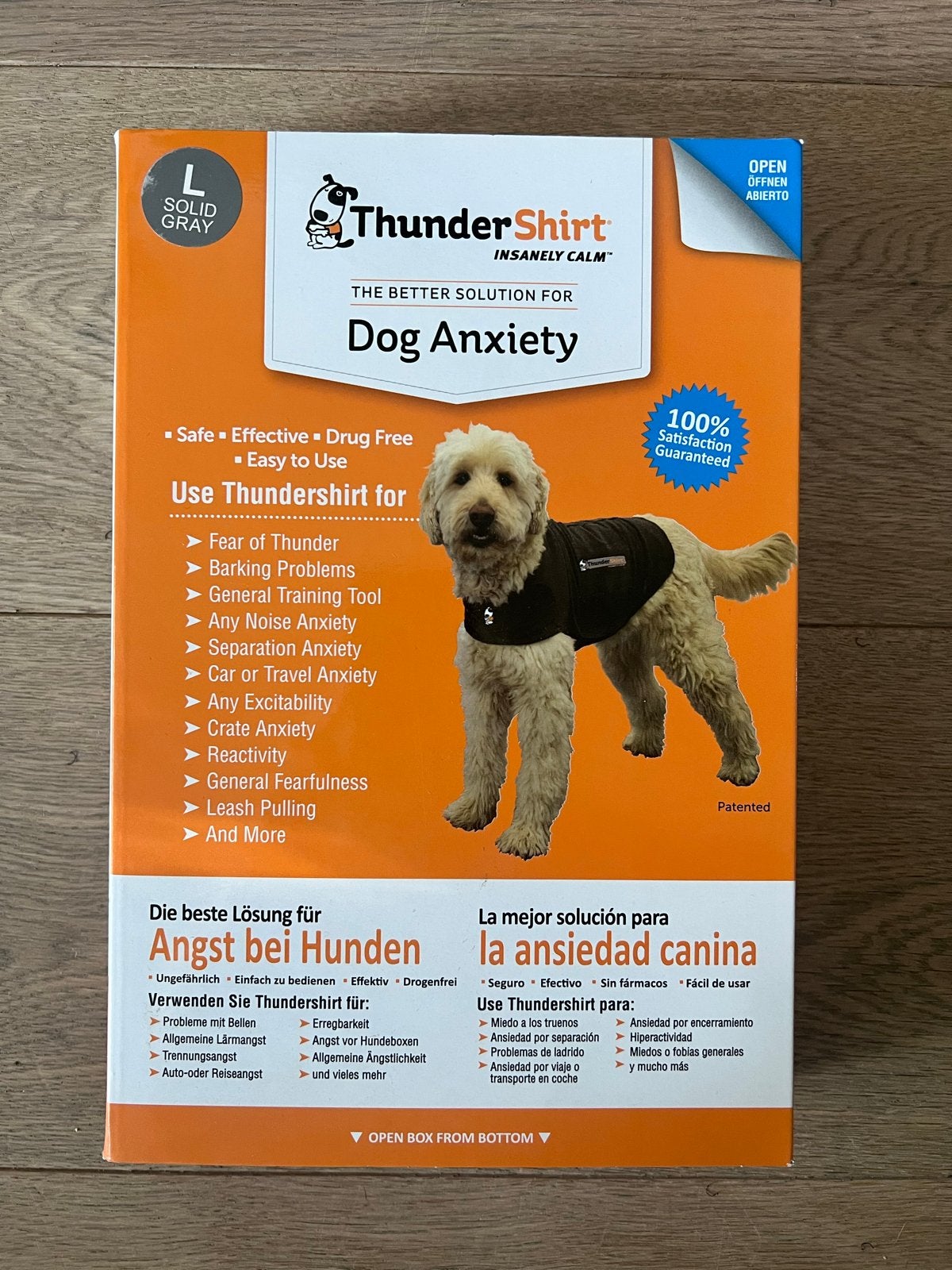 Thundershirt / vuurwerk kalmeringsshirt hond L Dog Anxiety, Ophalen of Verzenden, Gebruikt