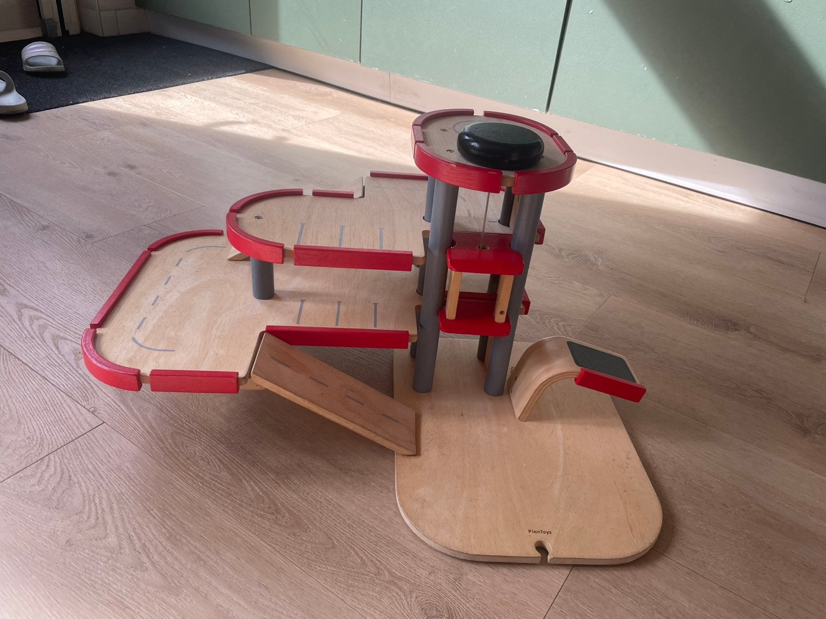 Houten garage van Plantoys, Ophalen, Gebruikt