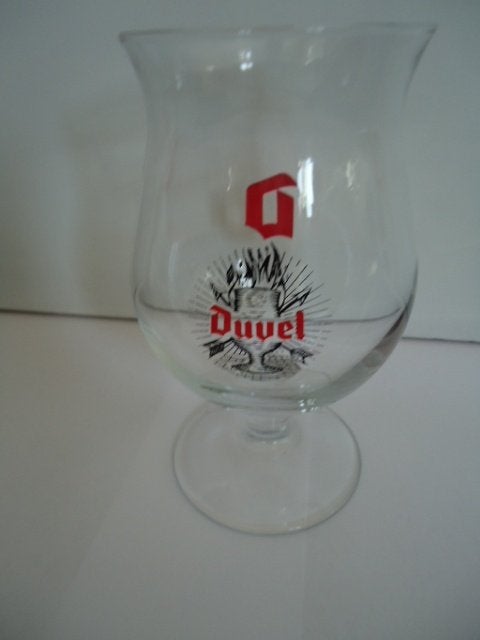 Duvel glas "Vuur", Verzamelen, Ophalen of Verzenden, Zo goed als nieuw, Glas of Glazen, Duvel