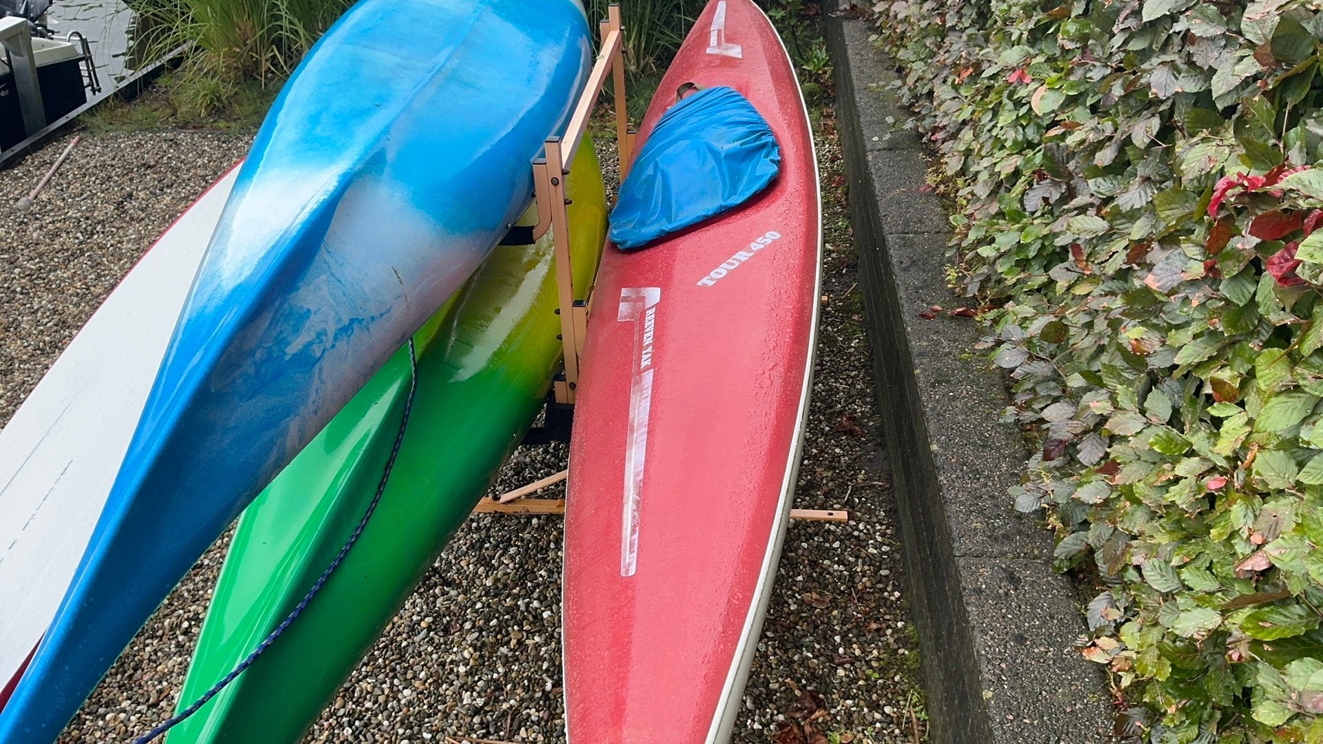 Kano Tour 450 Reeven Yak compleet met dekzeil, Watersport en Boten, Ophalen, Gebruikt, Eén persoon, Kajak