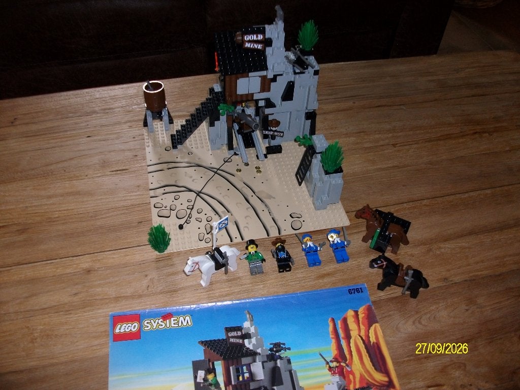 lego 6761 Bandit's Secret Hide-Out, Gebruikt, Lego, Ophalen of Verzenden, Complete set