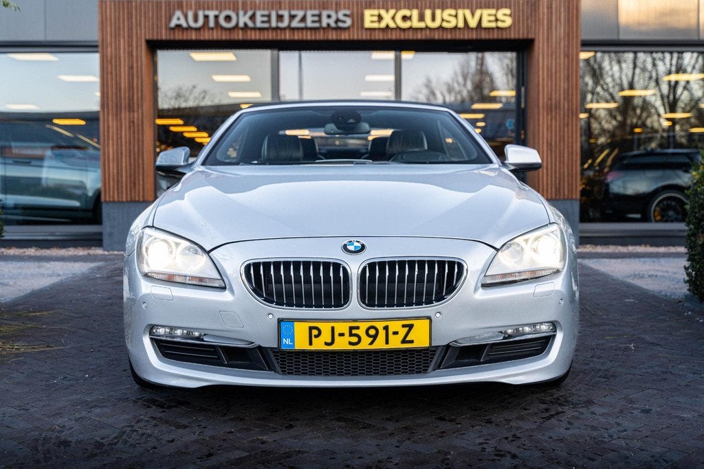 BMW 6-serie Cabrio 640i High Executive Leer Sportstoelen Nav, Auto's, BMW, Achterwielaandrijving, Gebruikt, Cabriolet, Bedrijf