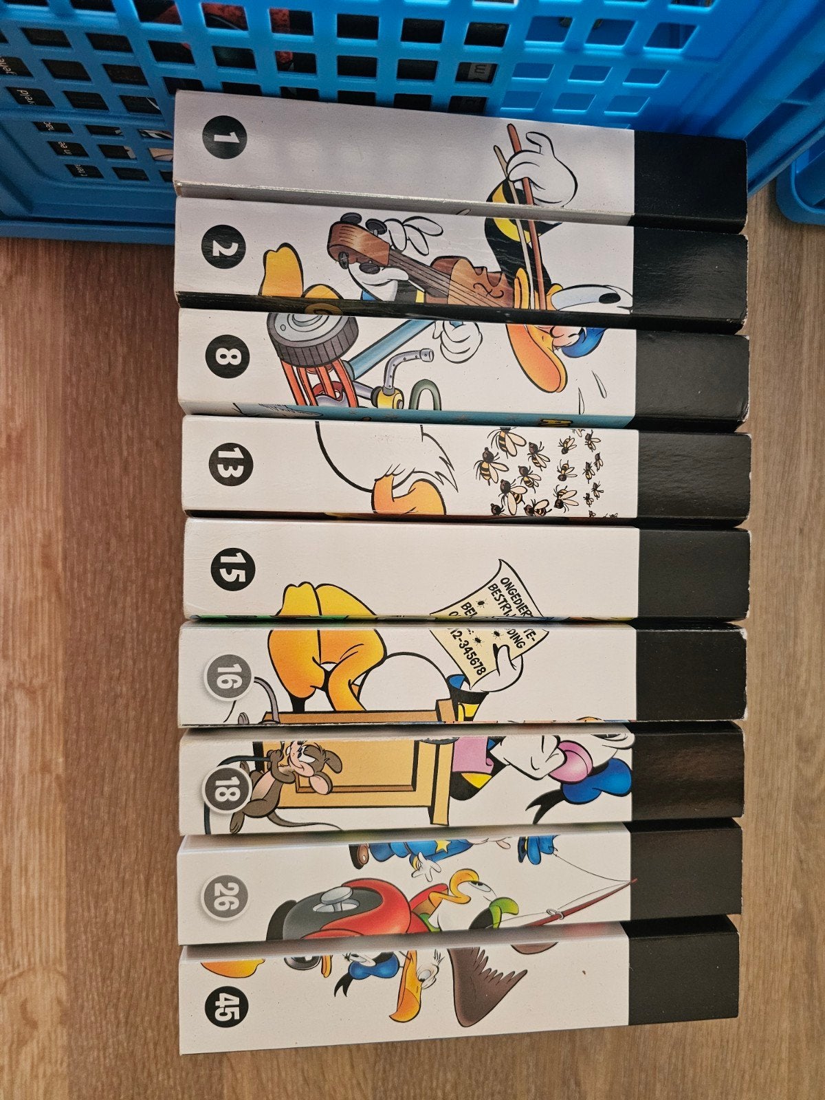 Donald Duck VHS Collectie -  1, 2, 8, 13, 15, 16, 18,, Cd's en Dvd's, VHS | Film, Gebruikt, Alle leeftijden, Kinderfilm, Ophalen of Verzenden