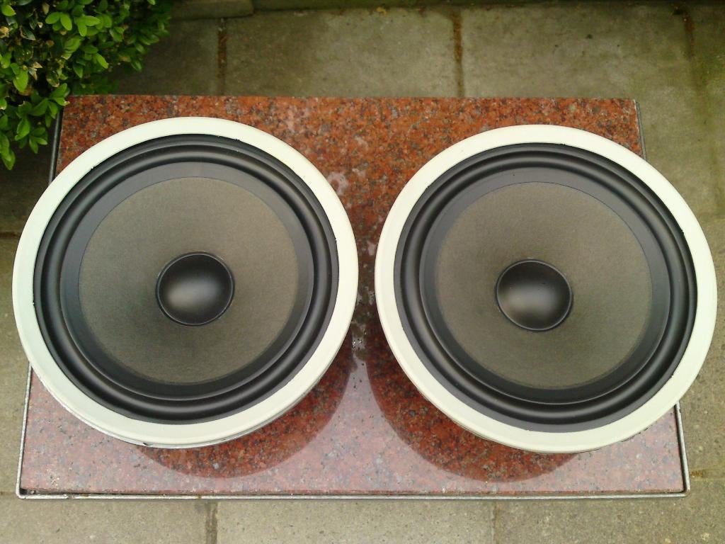Twee B&W BN 2002 mid/bass units, Audio, Tv en Foto, Luidsprekers, Zo goed als nieuw, Front, Rear of Stereo speakers, 120 watt of meer