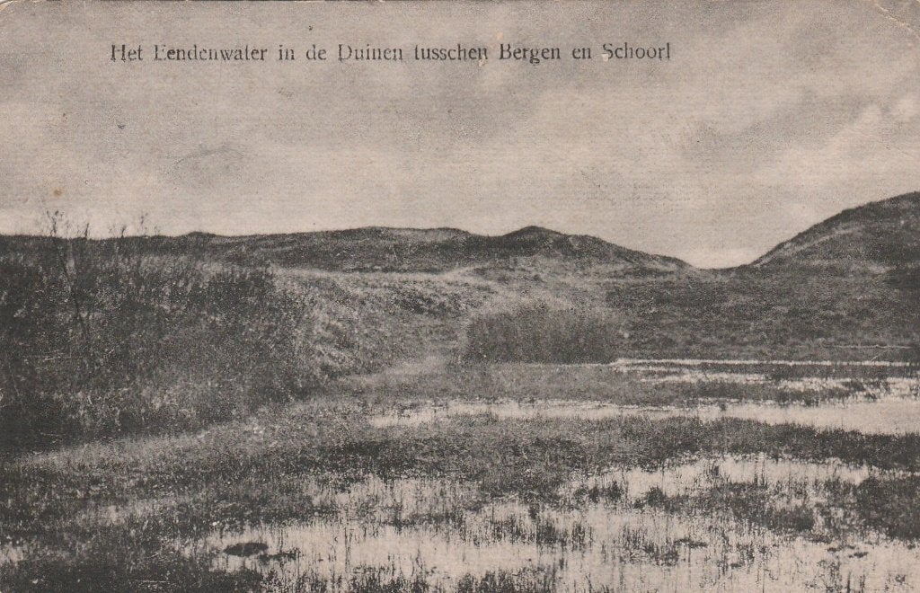 bergen- lendenwater 1923, Ophalen of Verzenden, 1920 tot 1940, Noord-Holland