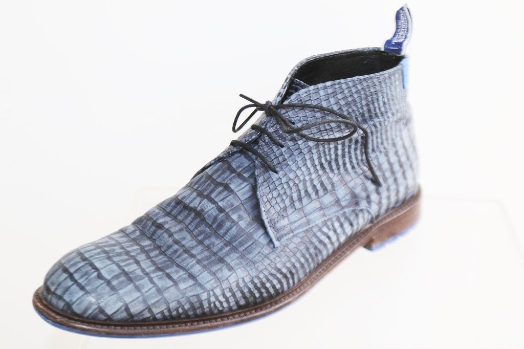Leuke Floris van Bommel boot in maat 9 H = maat 43 breed, Blauw, Boots, Floris van Bommel, Ophalen of Verzenden