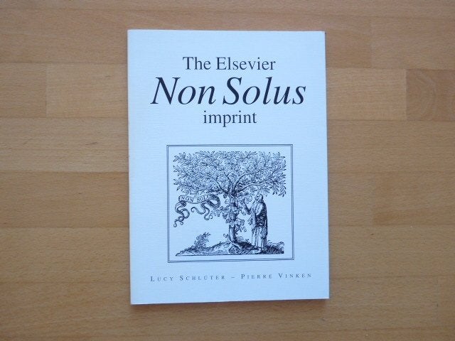 The Elsevier Non Solus imprint, Lucy Schlüter,, Ophalen of Verzenden, Zo goed als nieuw, Grafische vormgeving