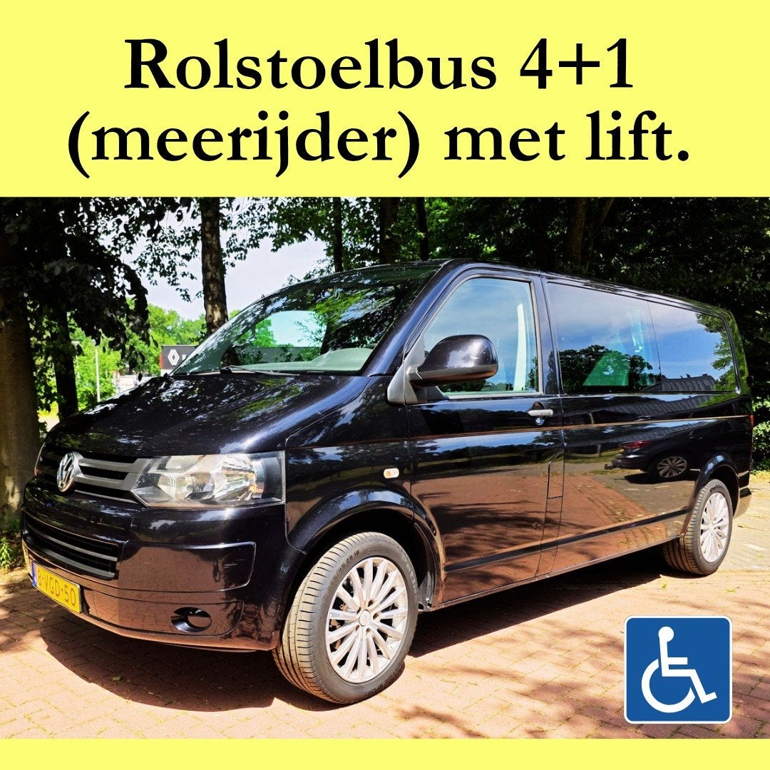 Volkswagen Transporter L2H1 Rolstoelbus - Gereviseerde motor, Voorwielaandrijving, 4 cilinders, Zwart, Origineel Nederlands