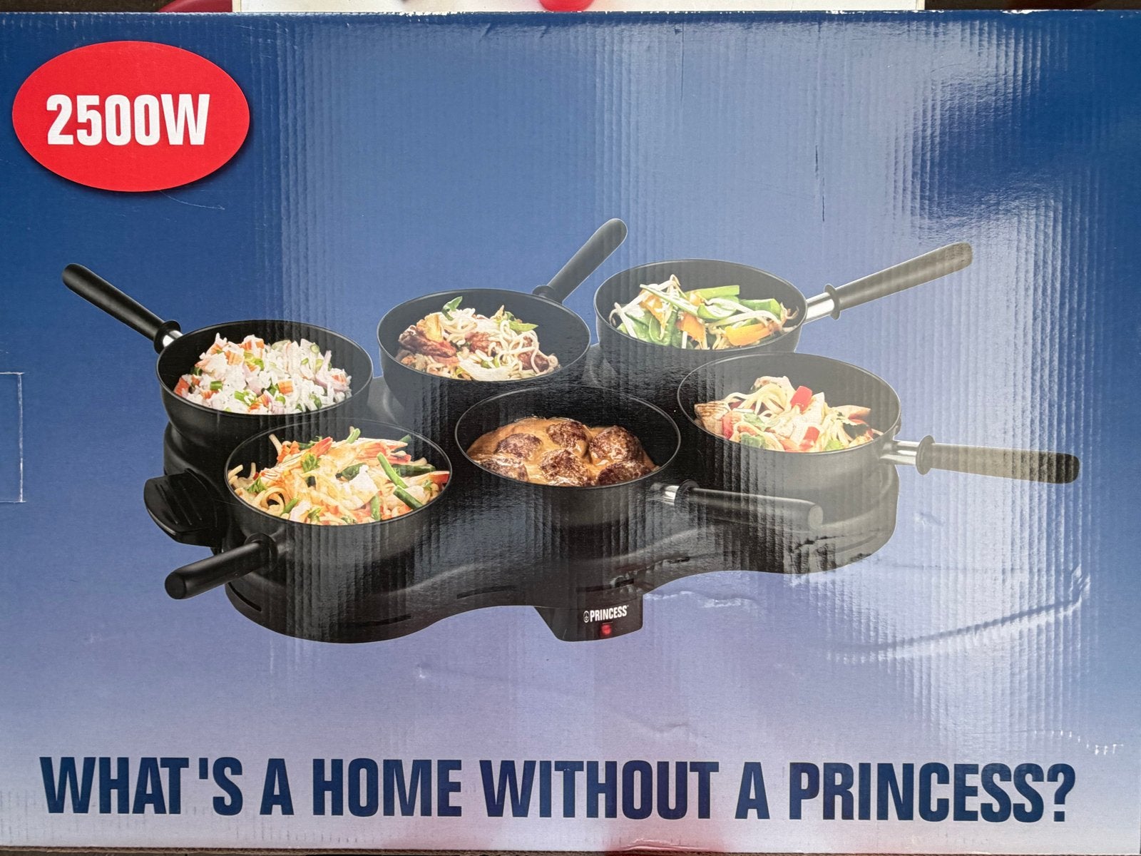 Princess Wok Gourmet Set 2500W - Compleet Aziatisch Diner, Witgoed en Apparatuur, Gourmetstellen, Ophalen of Verzenden