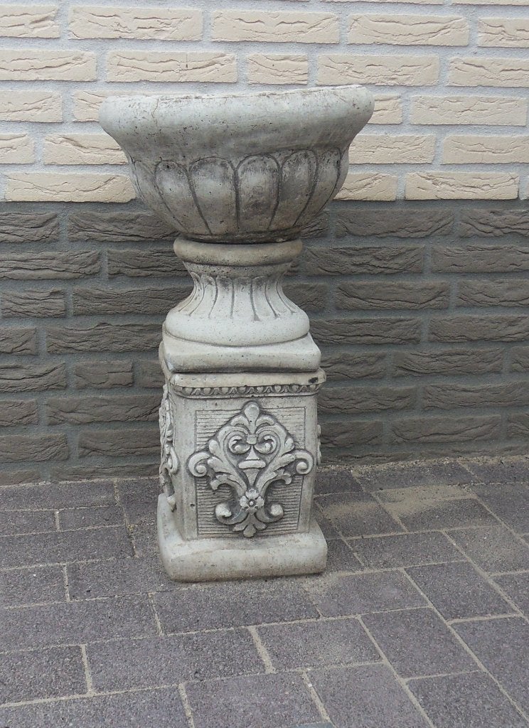 Plantenschaal op Console, Tuin en Terras, Bloembakken en Plantenbakken, Ophalen, Gebruikt, Rond, Balkon