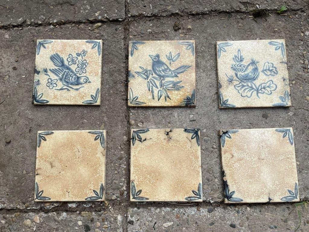 Wandtegeltjes met vogelmotief, Nieuw, Ophalen, Nieuw, Minder dan 20 cm, Minder dan 20 cm
