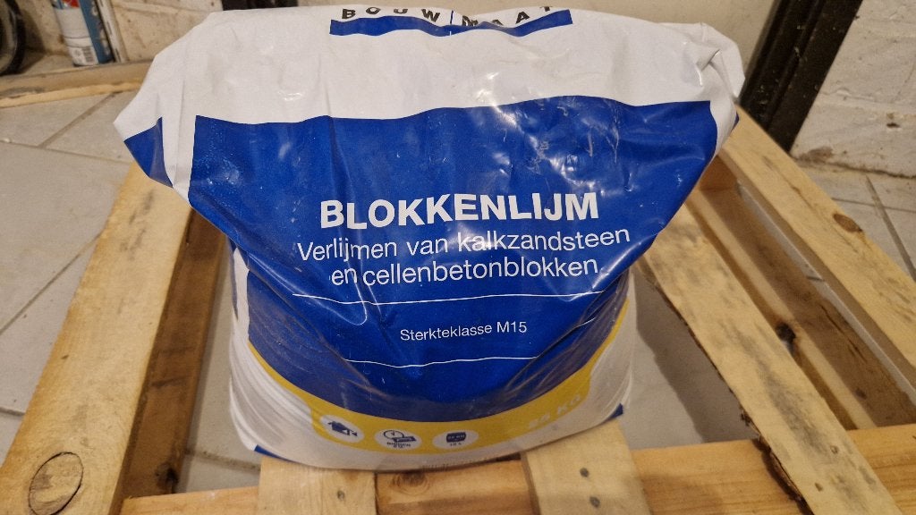Halve zak blokkenlijm poeder, Ophalen, Overige typen