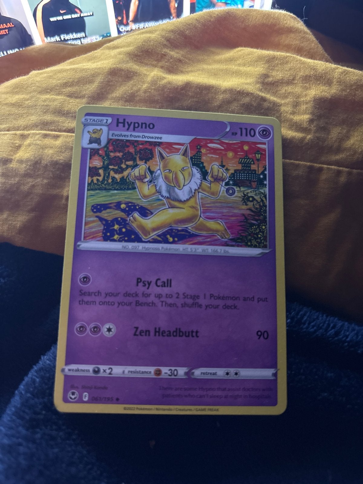 Hypno Pokémon kaart uit 2022 - Zo goed als nieuw, Ophalen of Verzenden, Zo goed als nieuw, Losse kaart