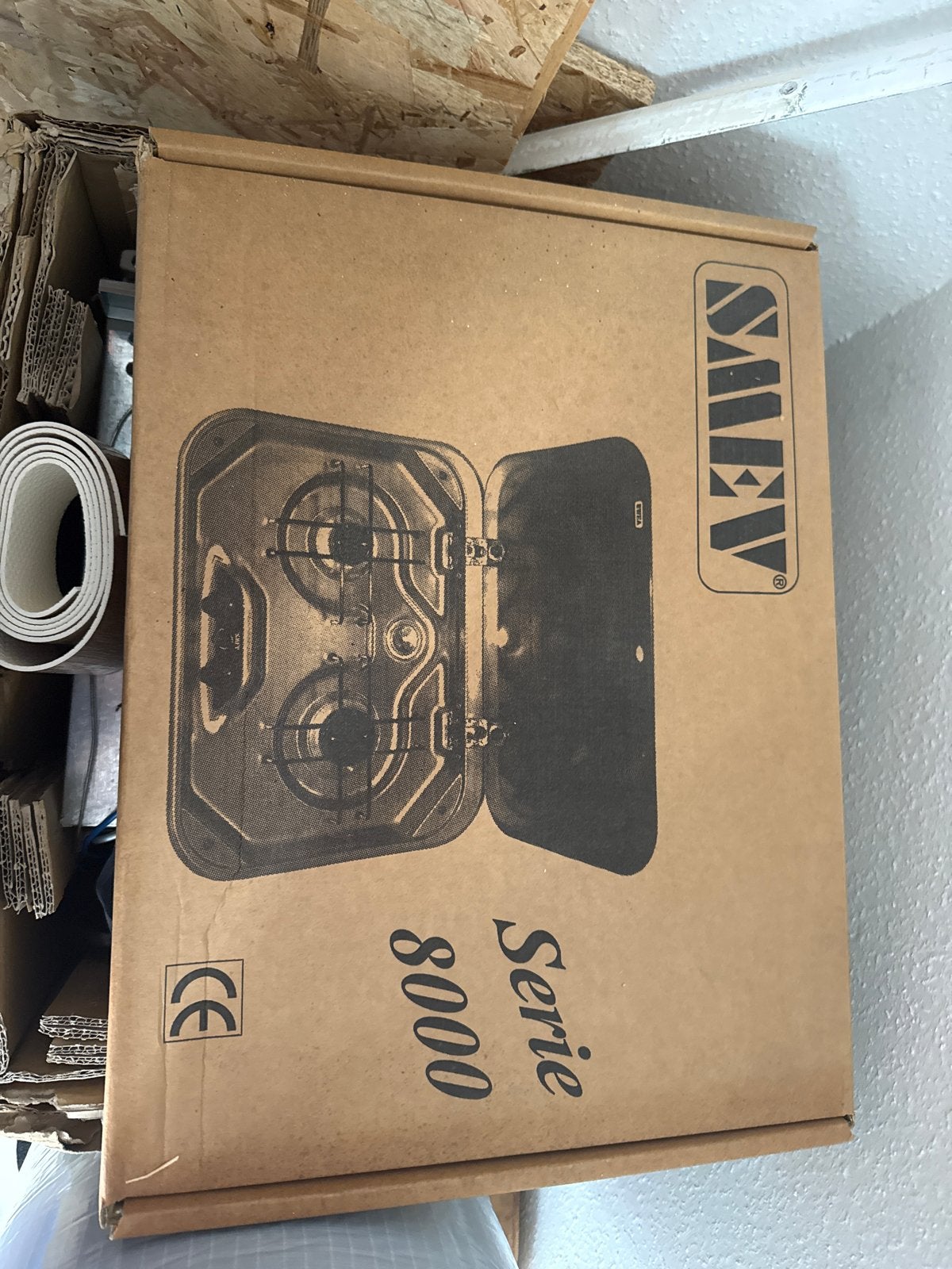 SMEV Serie 8000 2-pits kookplaat met glazen deksel, Ophalen, Nieuw