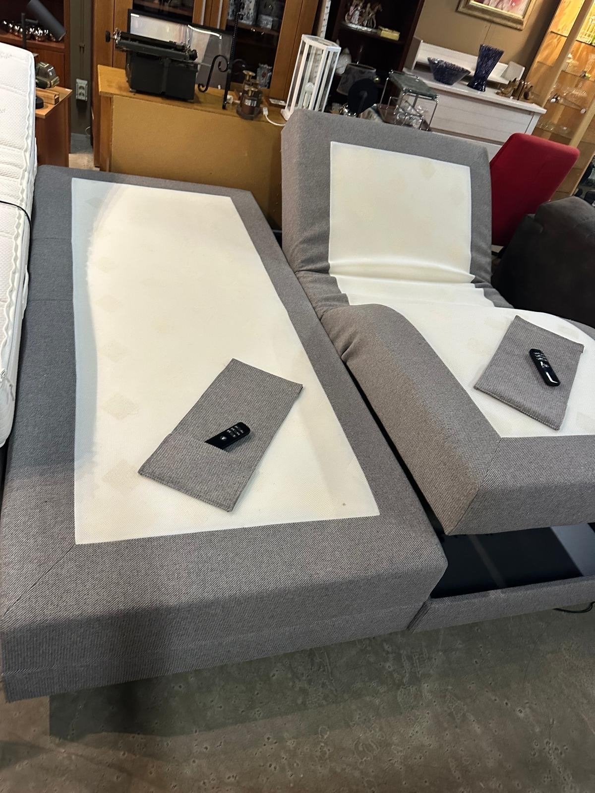 Elektrisch verstelbaar bed 200x220cm met afstandsbediening, Ophalen, Tweepersoons, Overige maten, X