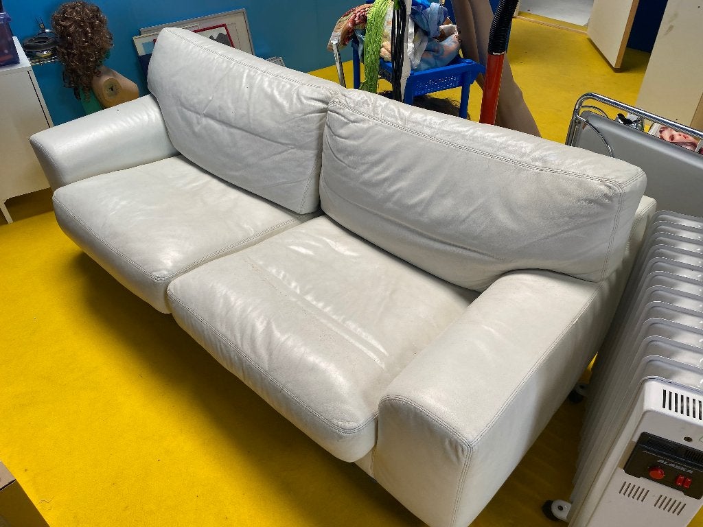 Gratis bank, Huis en Inrichting, Ophalen, Overige materialen, Gebruikt, 150 tot 200 cm