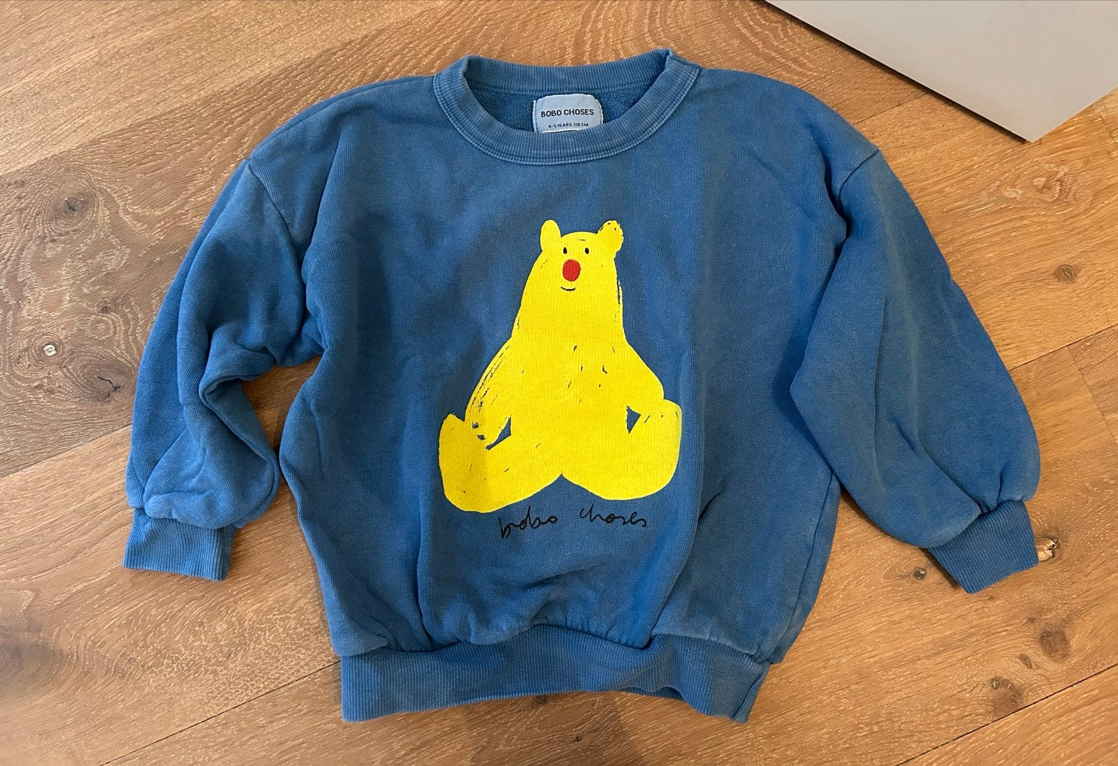 Bobo Choses sweater met beerprint - Zo goed als nieuw, Ophalen of Verzenden, Zo goed als nieuw, Jongen of Meisje, Trui of Vest