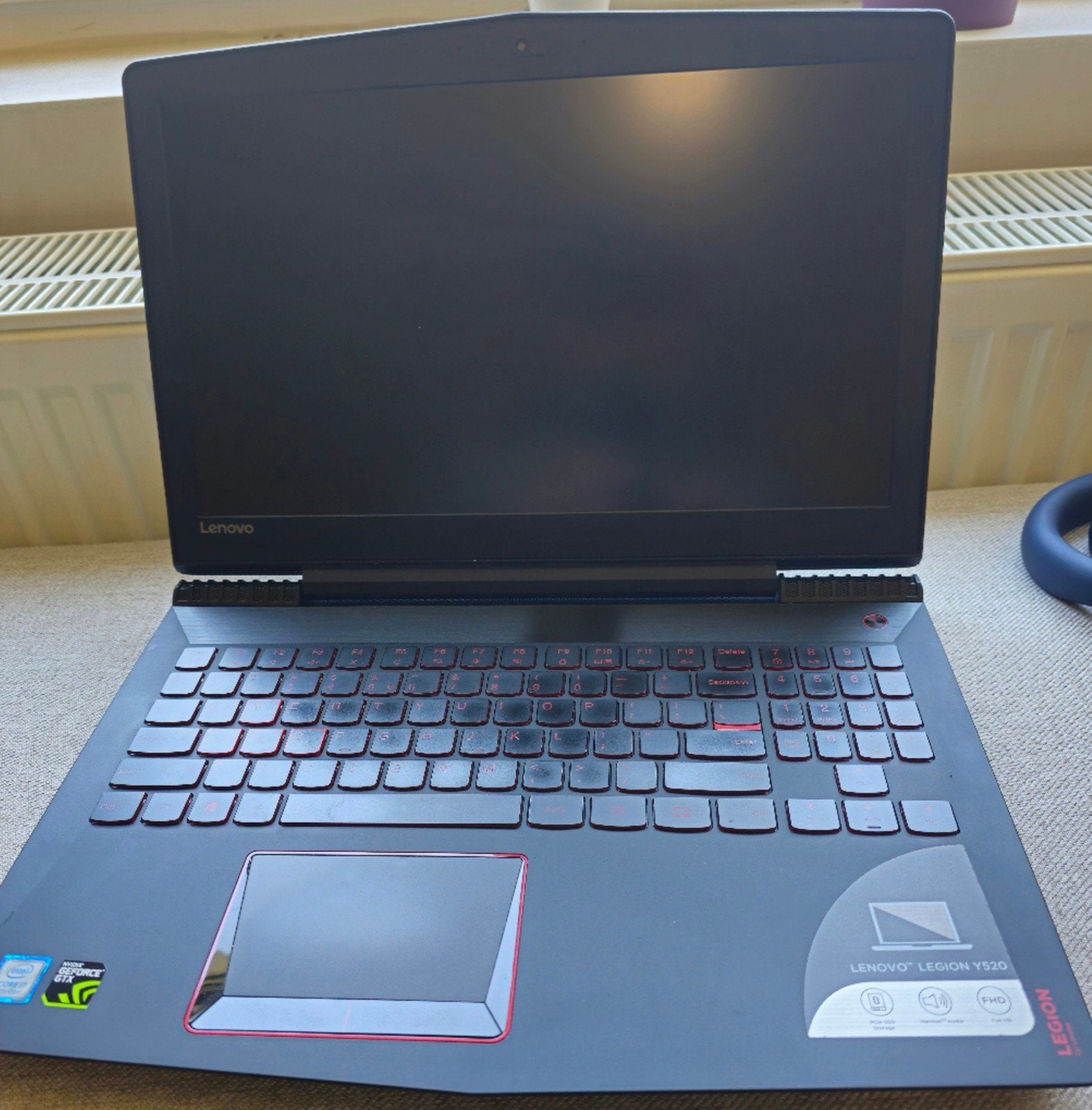Lenovo Legion Y520 - Voor onderdelen, kleine beschadiging, Computers en Software, Windows Laptops, Gebruikt, Met videokaart, Ophalen of Verzenden