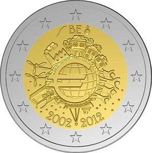 Speciale aanbieding € 2 munt Belgie 2012 UNC, Postzegels en Munten, Verzenden, België, 2 euro, Losse munt