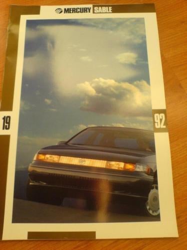 Mercury range, Sable of Capri brochure/auto folder '72 82 92, Ophalen, Zo goed als nieuw, Algemeen