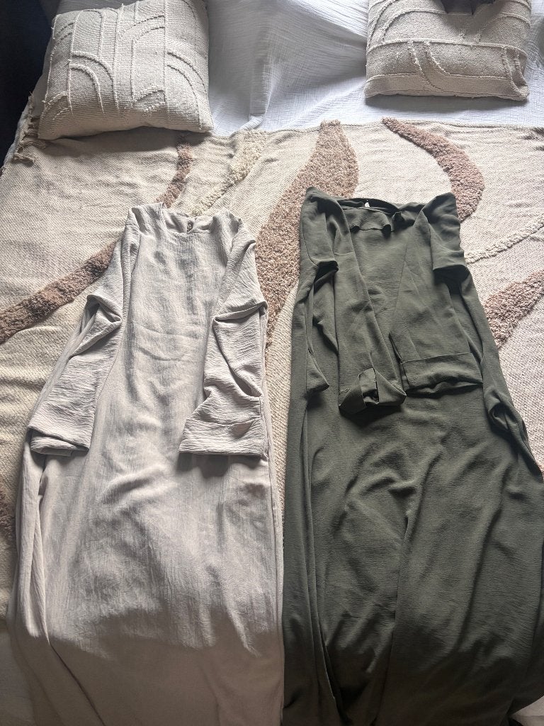 Basic abaya met zakken, Overige kleuren, Zo goed als nieuw, Onder de knie, Ophalen