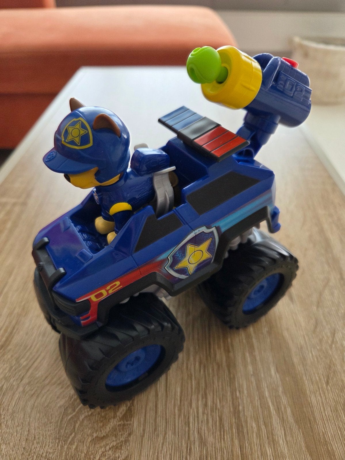 Paw Patrol Chase's Monster Truck, Kinderen en Baby's, Speelgoed | Speelgoedvoertuigen, Ophalen of Verzenden, Zo goed als nieuw