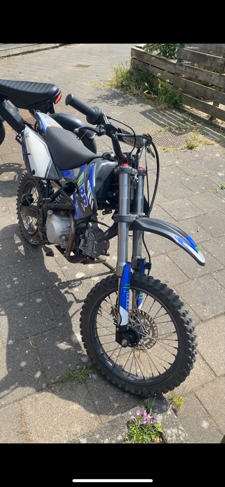 Crosser Orion AGB-37 125cc zwart/blauw, Ophalen, Gebruikt, 125 cc, Dirtbike