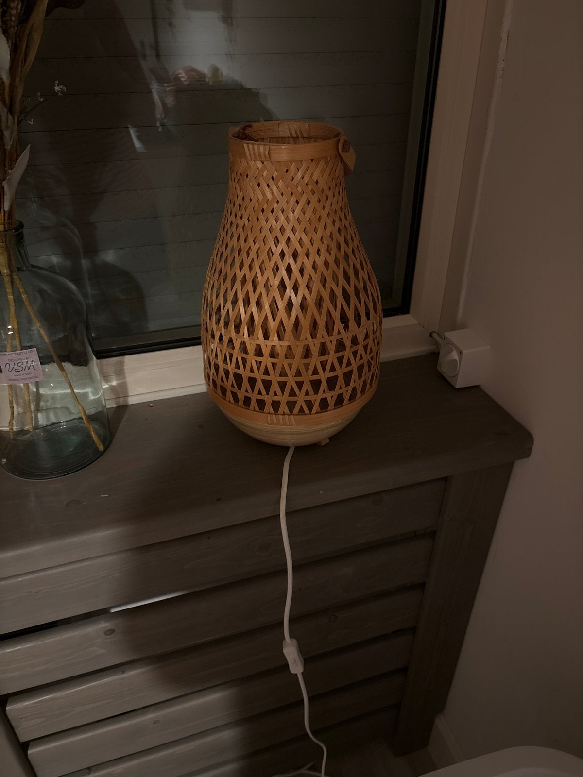 Sfeervolle Bamboe Tafellamp - Uniek Design, Met schakelaar, Overige merken, Natuurlijk materiaal, E27 (groot)
