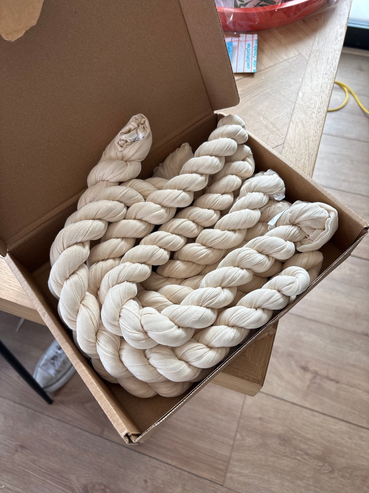 Opgerolde Tafellopers - Crème/Beige, Ophalen, Geweven, Nieuw, Tafelloper