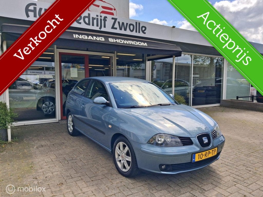 SEAT IBIZA 1.4-16V SIGNO|VERKOCHT|VERKOCHT|VERKOCHT|, Auto's, Voorwielaandrijving, 4 cilinders, Blauw, Ibiza