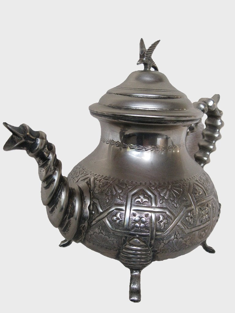 Aparte theepot vintage gezilverde teapot, Ophalen