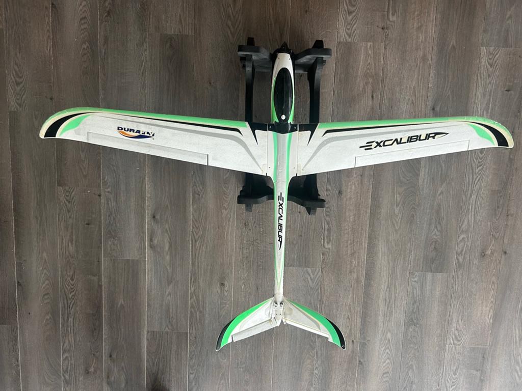 Durafly Excalibur Hotliner 1600 mm. Excl. ontvanger., Ophalen of Verzenden, Gebruikt, Elektro, RTF (Ready to Fly)