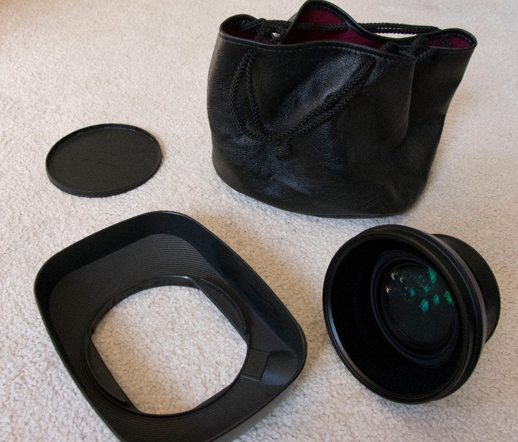 Canon WD H72 groothoek convertor 0,8x  72mm, Audio, Tv en Foto, Fotografie | Lenzen en Objectieven, Zo goed als nieuw, Voorzetlens/converter