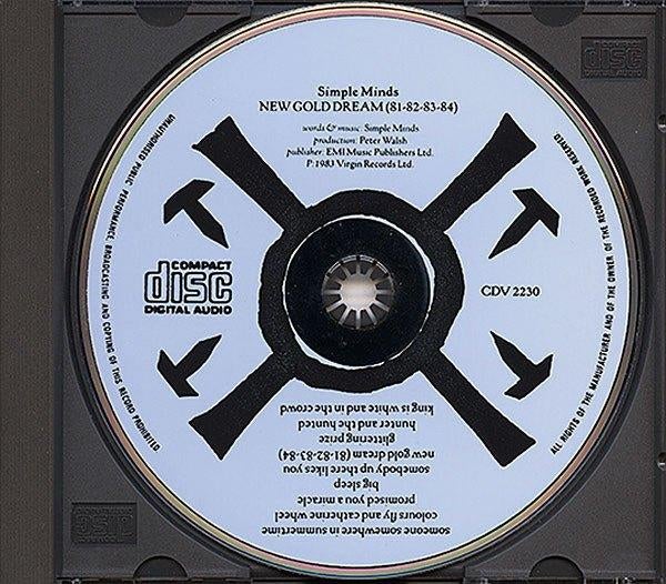 Simple minds – new gold dream (81-82-83-84) cd cdv2230 BLUE, Verzenden, Zo goed als nieuw, Poprock