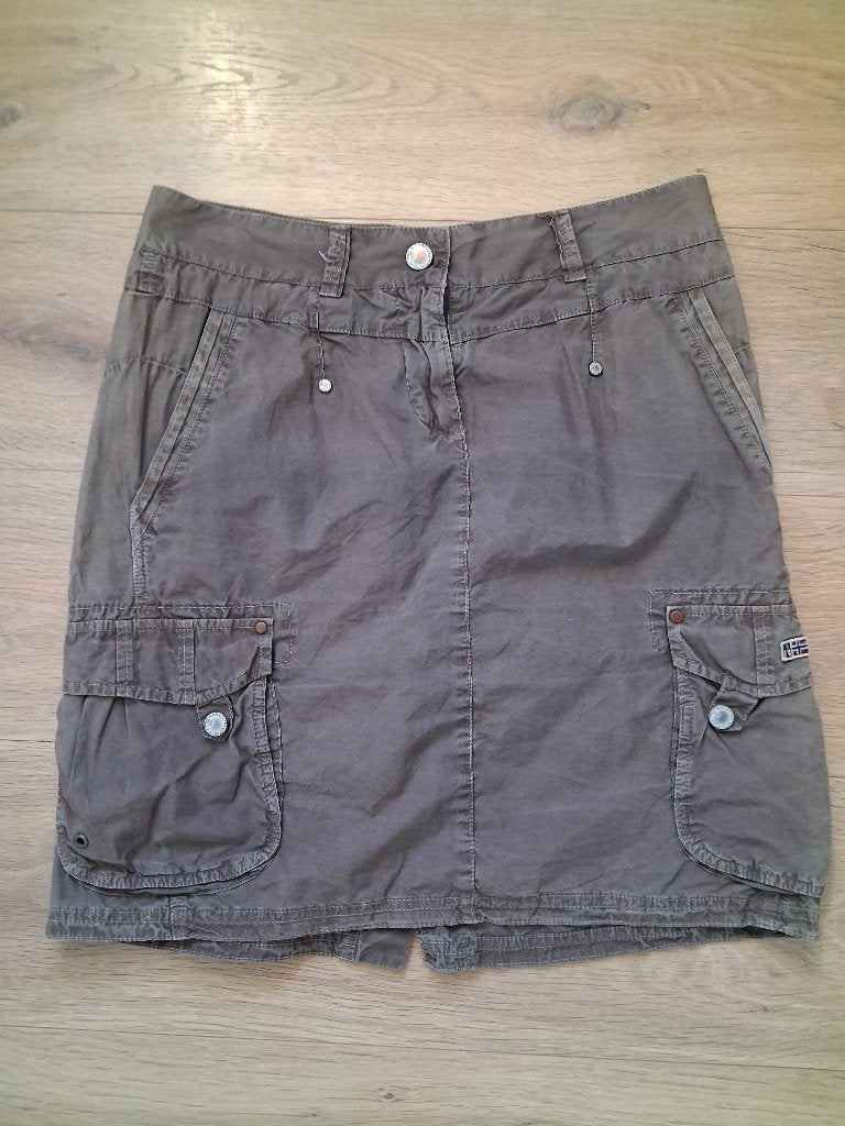 Napapijri rok maat 44, stijlvol bruin, Kleding | Dames, Rokken, Bruin, Maat 42/44 (L), Ophalen of Verzenden, Zo goed als nieuw
