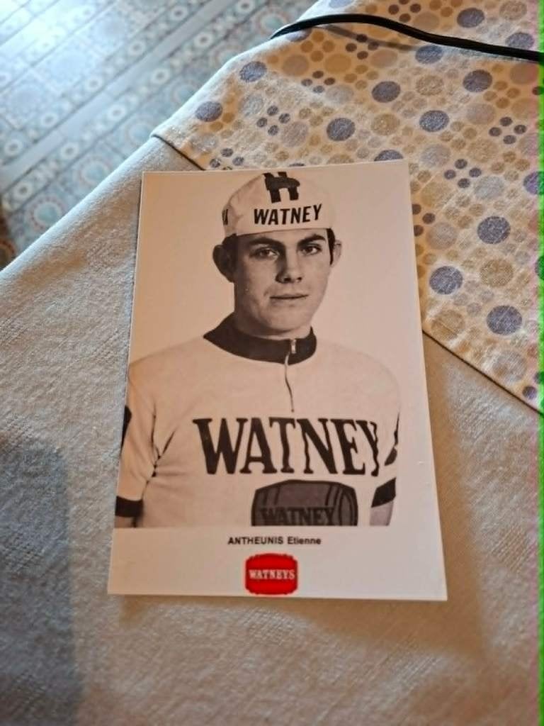 Foto (Repro) Etienne Antheunis / Watney, Verzenden, Zo goed als nieuw, Overige sporten, Poster, Plaatje of Sticker