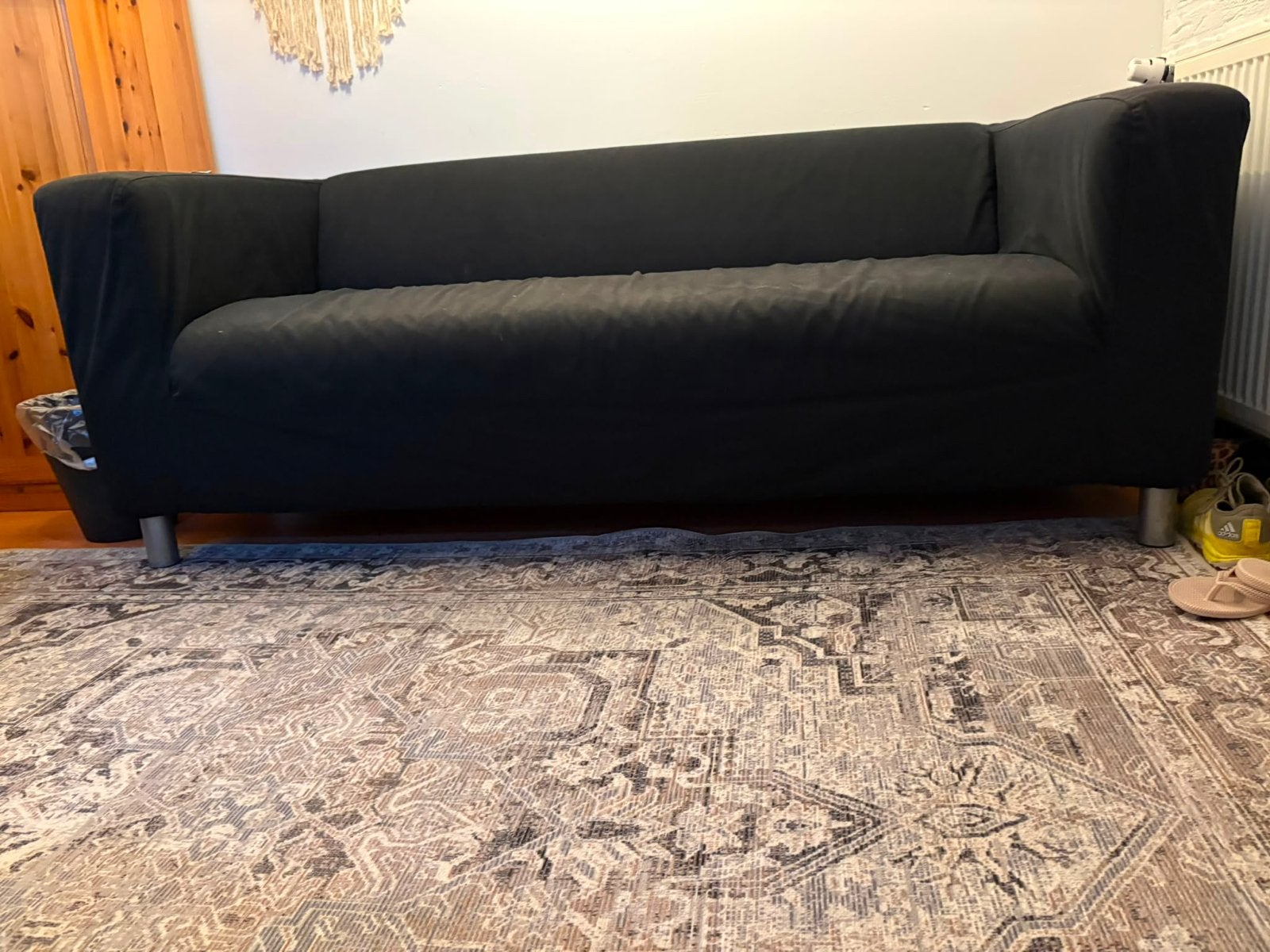 Ikea bank - Comfortabele 3-zitsbank, Ophalen, Gebruikt, Driepersoons, 75 tot 100 cm