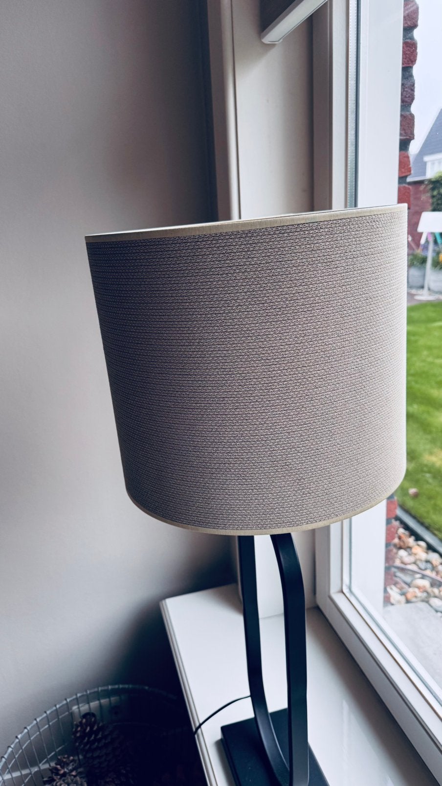 Light en living lampenkap kleur beige/taupe, Beige, Textiel, Ophalen of Verzenden, Zo goed als nieuw