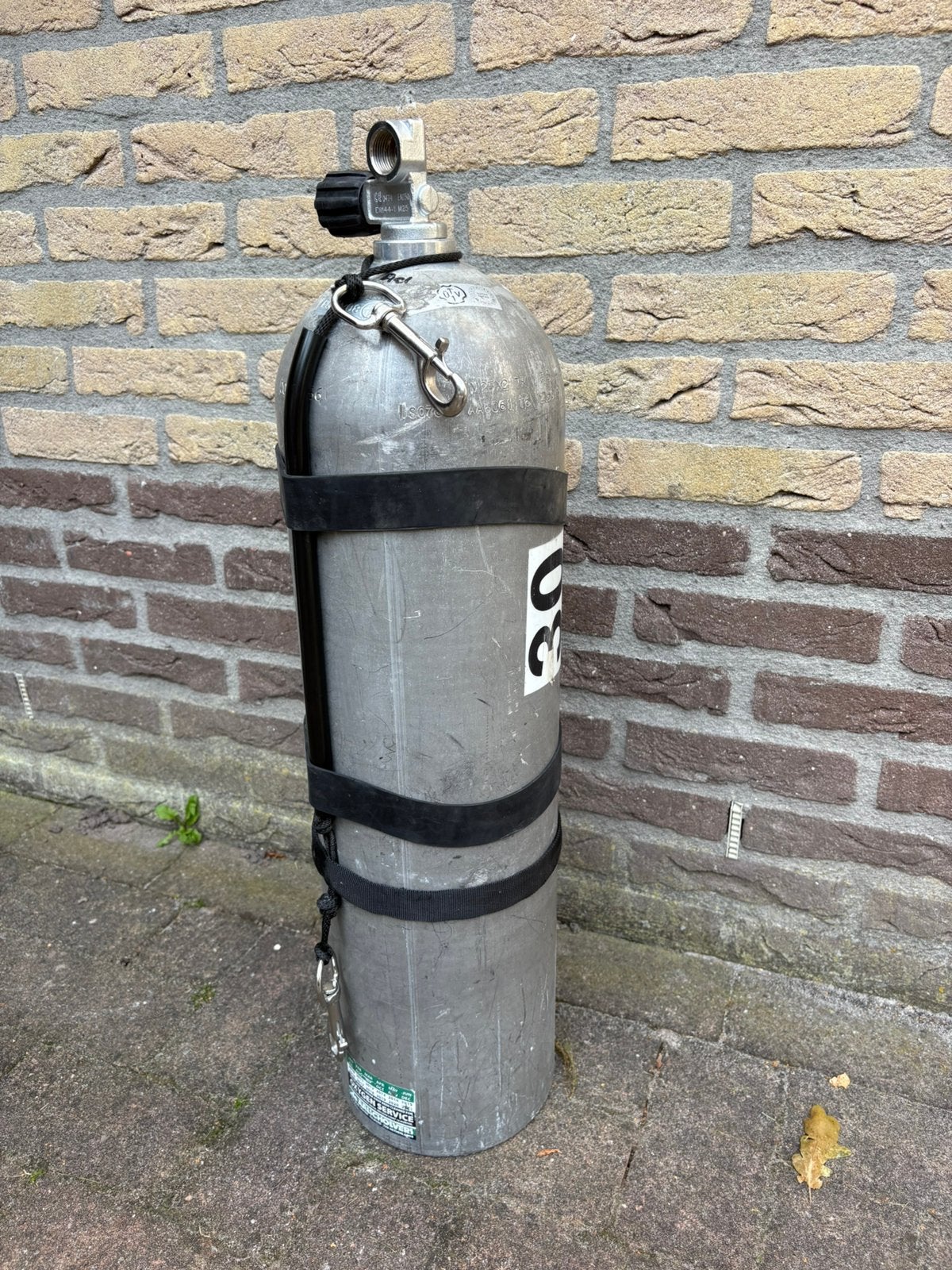 MES aluminium stage 80cuft nieuwe keur, Ophalen, Gebruikt, Duikfles