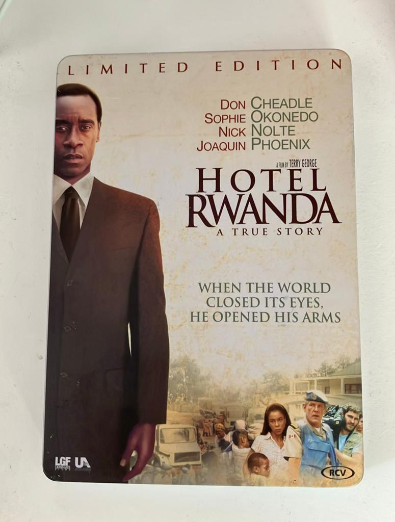 Hotel Rwanda steelcase DVD, Vanaf 16 jaar, Ophalen of Verzenden, Zo goed als nieuw
